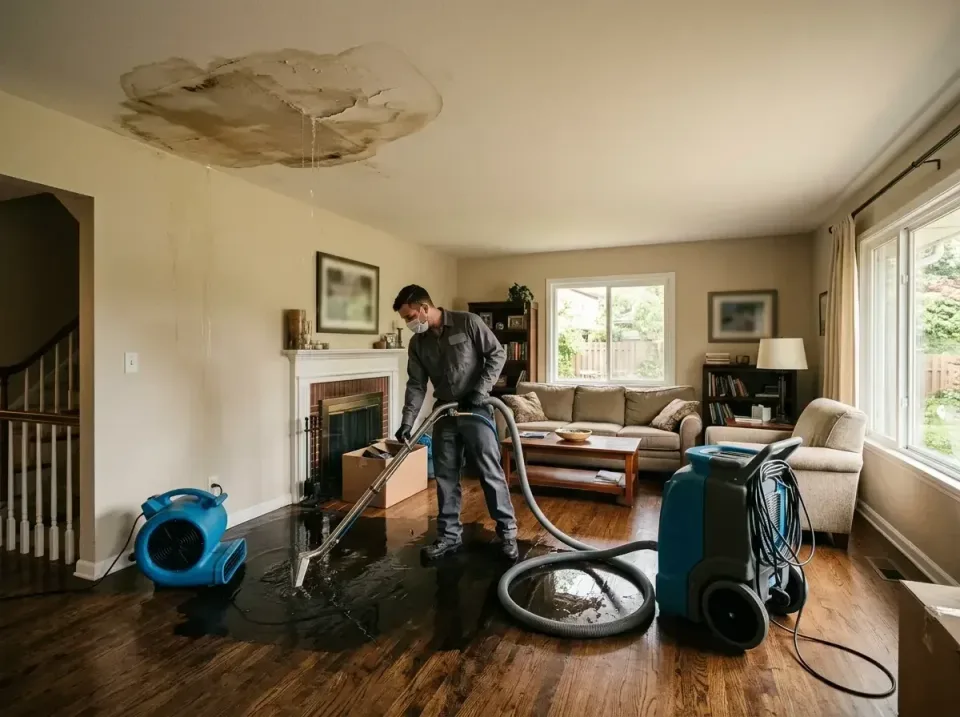 attic-pipe-burst-ceiling-drip-008 — frequently asked questions, Water Damage Restoration & Carpet Care in Fairfield Plantati…